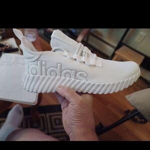 Adidas Kaptir,3.0  White/white,sport,running Or Casual Sneakers.